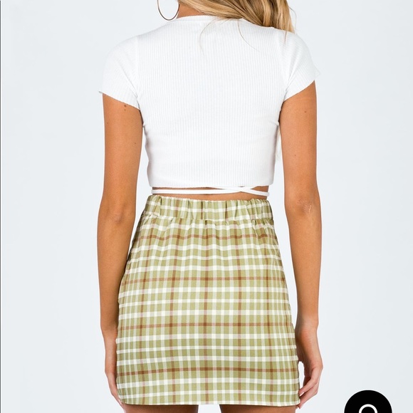 Princess polly plaid wrap skirt - Picture 4 of 4